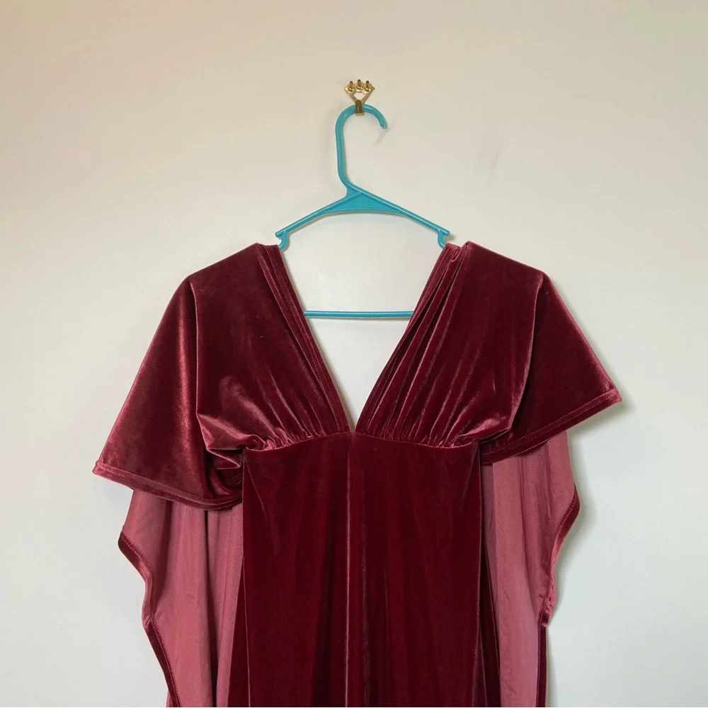 Revelry Micah Convertible Velvet Dress Bridesmaid - Picture 5 of 8